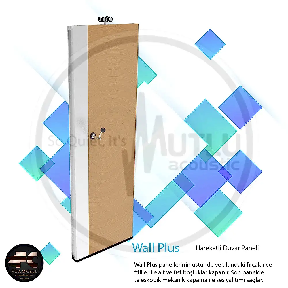 Hareketli Bölme Duvar Sistemleri Wall Plus
